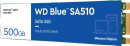 Твердотельный накопитель SSD M.2 500 Gb Western Digital Blue SA510 Read 560Mb/s Write 510Mb/s 3D NAND TLC2