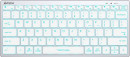 Клавиатура проводная A4TECH FX61 USB белый синий