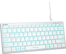 Клавиатура проводная A4TECH FX61 USB белый синий3