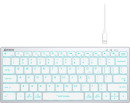 Клавиатура проводная A4TECH FX61 USB белый синий7
