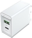 Vention 2-port USB(A+C) Wall Charger (18W/20W) EU-Plug White