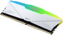 Оперативная память для компьютера 16Gb (1x16Gb) PC4-25600 3200MHz DDR4 DIMM CL16 Apacer NOX RGB White Gaming Memory AH4U16G32C28YNWAA-12