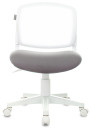 Кресло детское Бюрократ CH-W296NX белый TW-15 сиденье серый Neo Grey сетка/ткань крестов. пластик пластик белый2