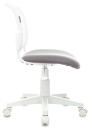 Кресло детское Бюрократ CH-W296NX белый TW-15 сиденье серый Neo Grey сетка/ткань крестов. пластик пластик белый3
