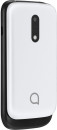 Мобильный телефон Alcatel 2057D OneTouch белый раскладной 2Sim 2.4" 240x320 Nucleus 0.3Mpix GSM900/1800 GSM1900 MP3 FM microSD max32Gb9