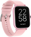 CANYON Smart watch, 1.69inches TFT full touch screen, Zinic+plastic body, IP67 waterproof, multi-sport mode, compatibility with iOS and android, Pink body with Pink silicon belt, Host: 44.4*36*9.2mm, Strap: 230x20mm, 47g3