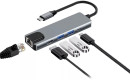 Адаптер USB 3.1 Type-Cm ->HDMI A(m) 4K@30Hz, RJ45, 2XUSB3.0, PD, iOpen <ACU435M>4