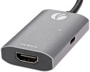 Aдаптер USB 3.1 Type-Cm --> HDMI A(f) , 4K@60Hz, PD charging, Alum Shell, VCOM <CU452A>2