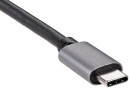 Aдаптер USB 3.1 Type-Cm --> HDMI A(f) , 4K@60Hz, PD charging, Alum Shell, VCOM <CU452A>3