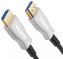Кабель HDMI 20м TELECOM TCG2020-20M круглый черный серебристый