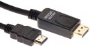 Кабель-переходник DisplayPort M-> HDMI M 4K@60Hz 1.8m VCOM (CG608M-1.8M)