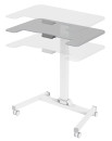 Стол для ноутбука Cactus VM-FDE101 столешница МДФ серый 80x60x123см (CS-FDE101WGY)2