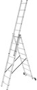 Лестница Новая Высота NV1230 двусторонняя алюминий трехсекционнаясекц. 8ступ. (1230308Y)