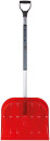FIT Лопата для уборки снега Профи поликарбонатная, алюминиевый черенок, средняя 465 х 410 х 1360 мм [68120]