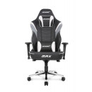 Кресло игровое Akracing MAX черный/белый2