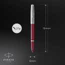 Ручка перьев. Parker 51 Core (2123496) Burgundy F сталь нержавеющая подар.кор.5