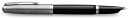 Ручка перьев. Parker 51 Core (CW2123491) Black CT F сталь нержавеющая подар.кор. кругл. 1 ручка/Подарочный футляр3