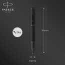 Ручка роллер Parker IM Achromatic T317 (CW2127743) Matt Black F черн. черн. подар.кор. линия 0.8мм кругл.3