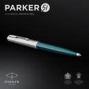 Ручка шариков. Parker 51 Core (2123508) Teal Blue CT M черн. черн. подар.кор.3