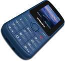 Мобильный телефон Philips E2101 Xenium синий моноблок 2Sim 1.77" 128x160 GSM900/1800 MP3 FM microSD3