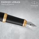 Набор ручек Parker Urban Core FK200 (CW2093381) Muted Black GT сталь нержавеющая подар.кор. ручка перьевая, ручка шариковая3