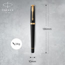 Набор ручек Parker Urban Core FK200 (CW2093381) Muted Black GT сталь нержавеющая подар.кор. ручка перьевая, ручка шариковая4