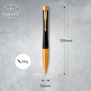 Набор ручек Parker Urban Core FK200 (CW2093381) Muted Black GT сталь нержавеющая подар.кор. ручка перьевая, ручка шариковая7