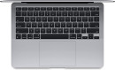 Ноутбук Apple MacBook Air 13 13.3" 2560x1600 Apple -M1 SSD 256 Gb 8Gb WiFi (802.11 b/g/n/ac/ax) Bluetooth 5.0 Apple M1 (7-core) серый macOS MGN63ZP/A2
