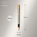 Набор ручек Parker IM Core TK223 (CW2093217) Brushed Metal GT подар.кор. ручка роллер, ручка шариковая сменный стержень 1стерж. кругл.3