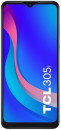 TCL 305i Blue, 16,56 см (6.52") 720x1600, 1.5GHz, 4 Core, 2GB RAM, 32GB, up to 512GB flash, 13Mpix/5Mpix, 2 Sim, 2G, 3G, LTE, BT v4.2, Wi-Fi, GPS, Micro-USB, 4000mAh, Android 11, 173g, 164,7 ммx75 ммx8,6 мм