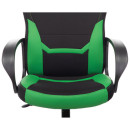Кресло компьютерное BRABIX Alpha GM-018 черный/зеленый5