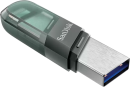 Флеш накопитель 64GB SanDisk iXpand Flip USB3.1/Lightning Mint Green3