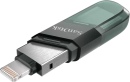 Флеш накопитель 64GB SanDisk iXpand Flip USB3.1/Lightning Mint Green4