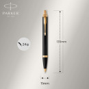 Набор ручек Parker IM Core FK221 (CW2093216) Black GT M сталь нержавеющая подар.кор. ручка перьевая, ручка шариковая2