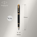 Набор ручек Parker IM Core FK221 (CW2093216) Black GT M сталь нержавеющая подар.кор. ручка перьевая, ручка шариковая3
