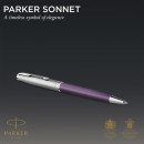 Ручка шариков. Parker Sonnet Essential SB K545 (CW2169369) LaqViolet CT M черн. черн. подар.кор. сменный стержень 1стерж. кругл. 1цв.4