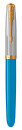 Ручка перьев. Parker 51 Premium (CW2169078) Turquoise GT F сталь нержавеющая подар.кор. кругл.2