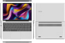 Ноутбук 15.6'' IPS FHD Hiper Workbook XU156 silver (Core i5 10210U/16Gb/512Gb SSD/noDVD/VGA int/W10pro) (SHSKQW8E)6