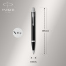 Набор ручек Parker IM Core FK221 (CW2093215) Black CT сталь нержавеющая подар.кор. ручка перьевая, ручка шариковая3