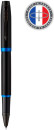 Ручка роллер Parker IM Vibrant Rings T315 (CW2172860) Marine Blue PVD F черн. черн. подар.кор.2
