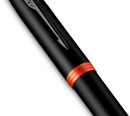Ручка роллер Parker IM Vibrant Rings T315 (CW2172945) Flame Orange PVD F черн. черн. подар.кор.4