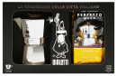 Кофеварка Bialetti Moka Express 3 порц + молотый кофе Vaniglia 250г 0.13л нерж.сталь серебристый (32119)