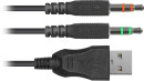 Гарнитура проводная Defender Dexter RGB black (2xJack 3.5mm/USB, игровая, кабель 2м) (64595)4