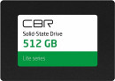 CBR SSD-512GB-2.5-LT22, Внутренний SSD-накопитель, серия "Lite", 512 GB, 2.5", SATA III 6 Gbit/s, SM2259XT, 3D TLC NAND, R/W speed up to 550/520 MB/s, TBW (TB) 2402