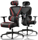 Кресло для геймеров Eureka Norn красный6