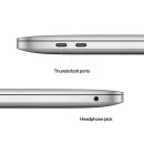 Ноутбук Apple MacBook Pro 13 2022 13.3" 2560x1600 Apple -M2 SSD 256 Gb 8Gb WiFi (802.11 b/g/n/ac/ax) Bluetooth 5.2 Apple M2 (8-core) серебристый macOS MNEP3ZE/A3