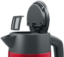 Чайник электрический Bosch TWK4P434 2400 Вт красный 1.7 л нержавеющая сталь2