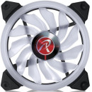 IRIS 12 RED 0R400040(Singel LED fan, 1pcs/pack), 12025 LED PWM fan, O-type LED brings visible color &amp; brightness, Anti-vibration rubber pads in all four corners, Optimized fan blade design / 15pcs LED / Mesh cable, red4