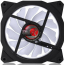 IRIS 12 RED 0R400040(Singel LED fan, 1pcs/pack), 12025 LED PWM fan, O-type LED brings visible color &amp; brightness, Anti-vibration rubber pads in all four corners, Optimized fan blade design / 15pcs LED / Mesh cable, red6