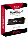 Твердотельный накопитель SSD M.2 500 Gb Kingston Fury Renegade Read 7300Mb/s Write 3900Mb/s 3D NAND TLC SFYRSK/500G3
